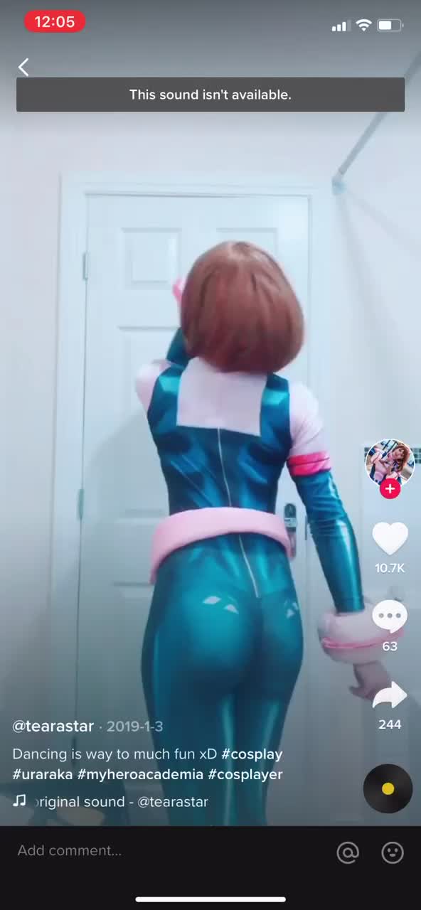 Cute Uruaka cosplay hot dance