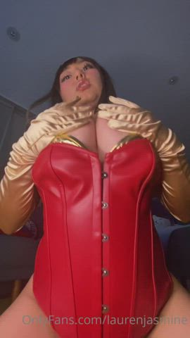 Big Tits Bouncing Tits Cosplay Natural Tits POV gif