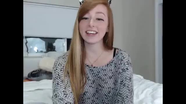 Redhead titty drop