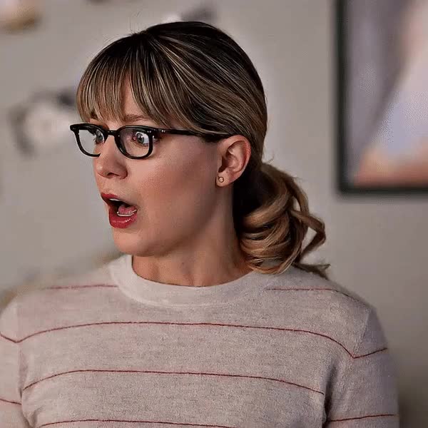 Kara walking in and seeing her nudes spread across the table... [Melissa Benoist]