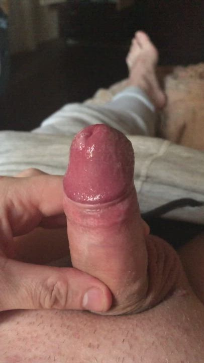 cum little dick male masturbation penis tiny uncut gif