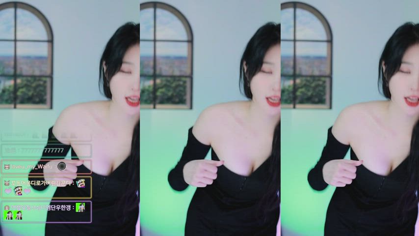 asian big tits dancing korean gif