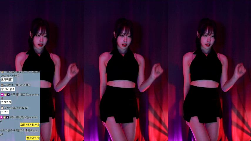 asian big tits dancing korean gif