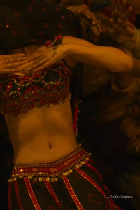 Mouni Roy is back with a proper item song flaunting her big tits, navel and tiny