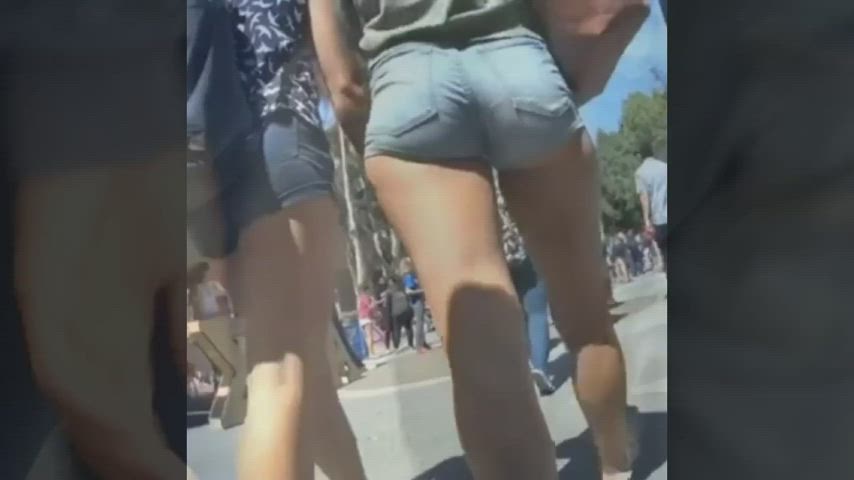 ass gap jean shorts non-nude tight tight ass gif