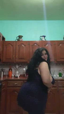 BBW Busty Huge Tits Latina gif