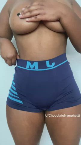 ebony hourglass teen thick tits gif