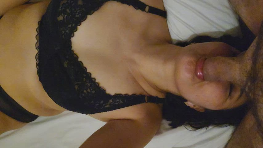 What would you do to my slutty wife while she sucking me?