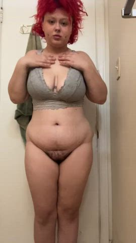 chubby cute thick boobs gif
