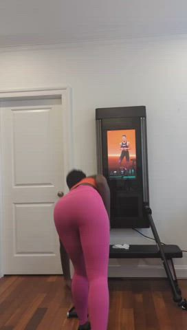 Lupita Working Out