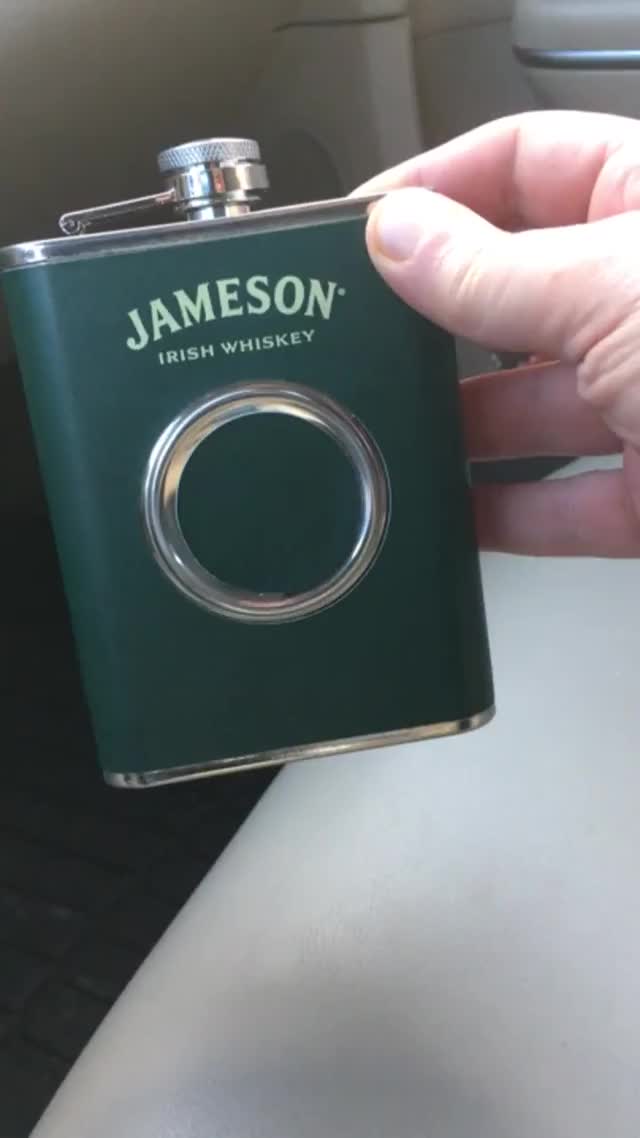 This Jameson whiskey bottle
