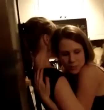 Kissing her boobs and soft grope