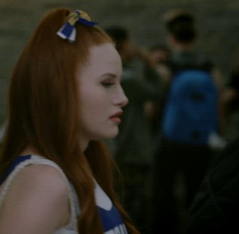 celebrity cheerleader female madelaine petsch gif