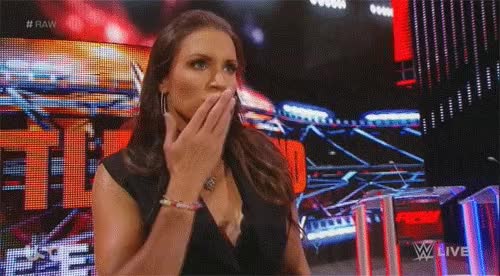 Stephanie blowing you a kiss