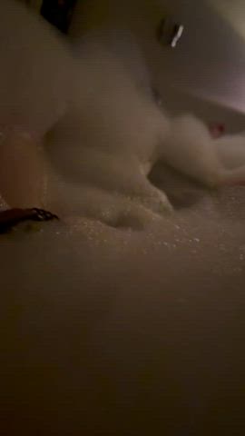 Relaxing in my bubble bath