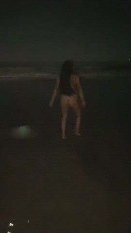 beach booty colombian naked watersports gif