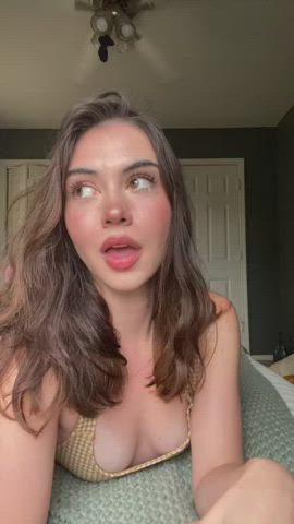 cleavage cute tiktok gif