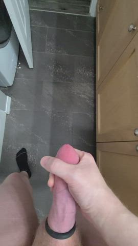 big dick cum cumshot homemade jerk off masturbating pov solo gif