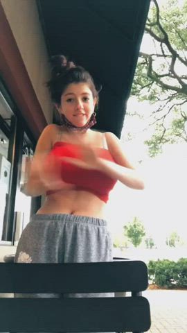 Boobs Dancing TikTok gif