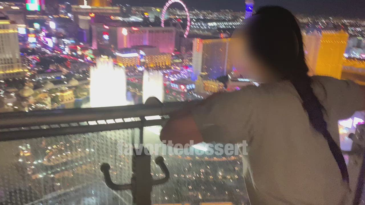 u/favoritedessert supports me through it all. Our view of Vegas is nice but seeing