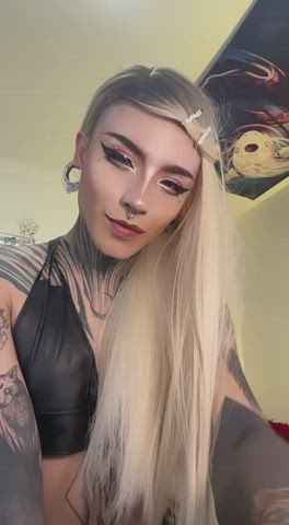 latina sexy tattoo teen trans trans woman gif