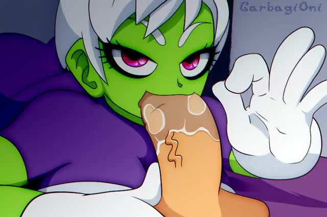 Cheelai givin' Broly the SUCC