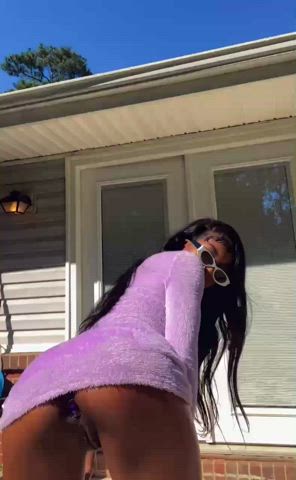 Butt Plug Ebony Pussy gif