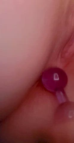 amateur anal beads anal play ass asshole milf pawg pussy lips wet pussy gif