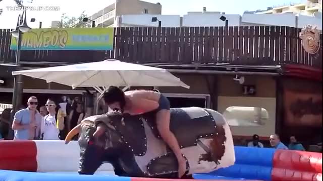 Mechanical Bull Nip Slip