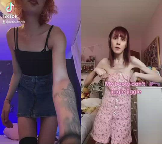 Cute NSFW Skinny Skirt TikTok