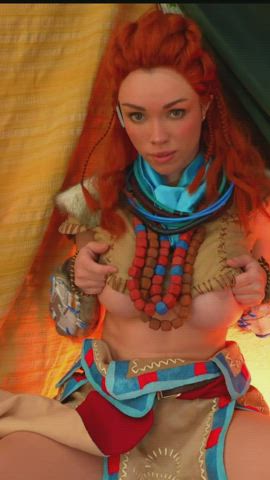 Aloy cosplay