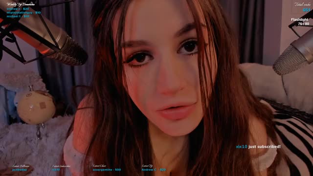 ASMR ♥ Falling asleep with your girlfriend ♥ Next stream Saturday! ♥