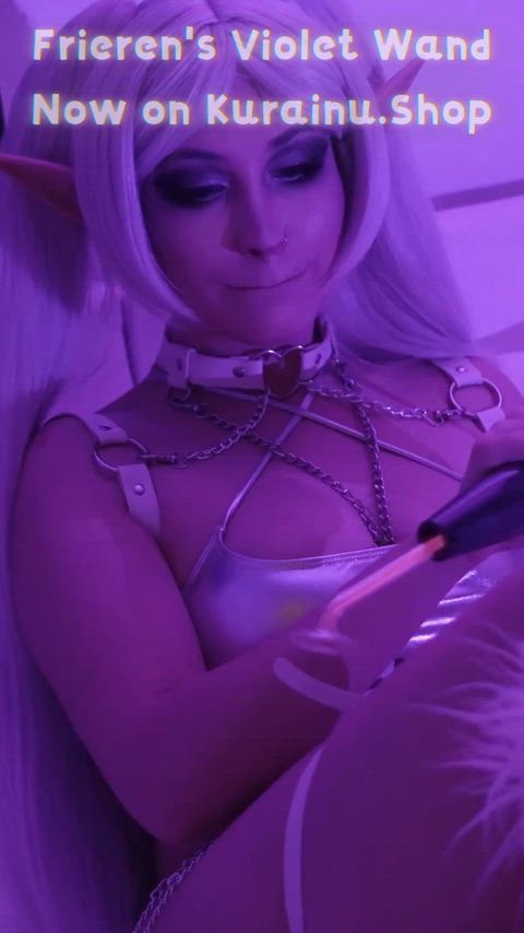 anime bdsm cosplay electric electro gif