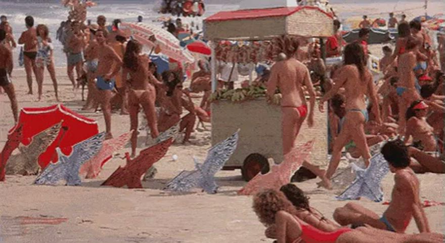 Beach Demi Moore Topless gif