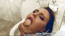 Face Fuck Gag Reflex Gagged Gagging Rough Sloppy Throat Throat Fuck Toilet gif