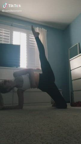 ass tiktok yoga gif