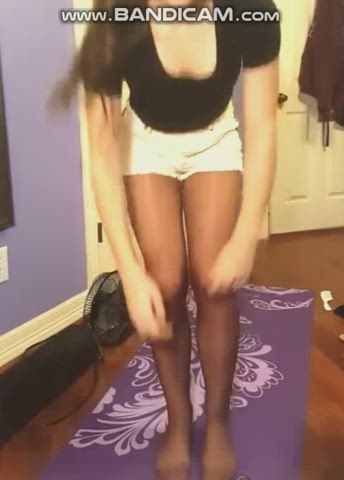 Fetish Heels Pantyhose gif