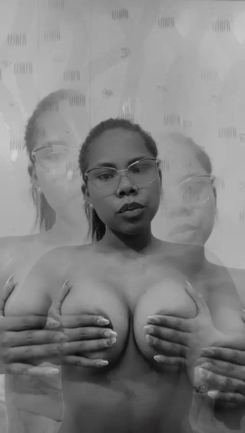 big tits boobs ebony latina natural tits saliva sensual teen tits gif