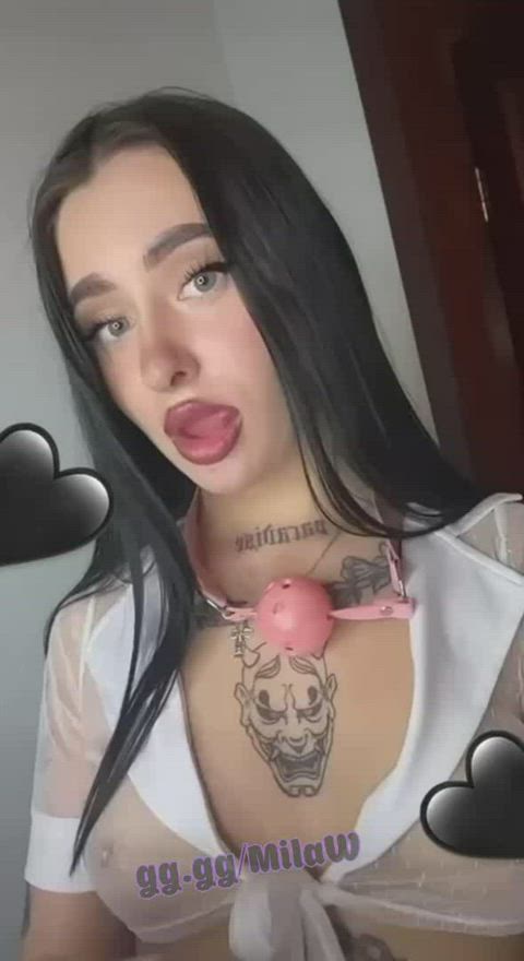 big tits boobs brunette homemade onlyfans petite pussy teen tiktok tits gif
