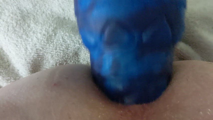 Anal Bad Dragon Deep Penetration Fuck Machine Huge Dildo gif