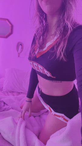 college striptease teasing gif