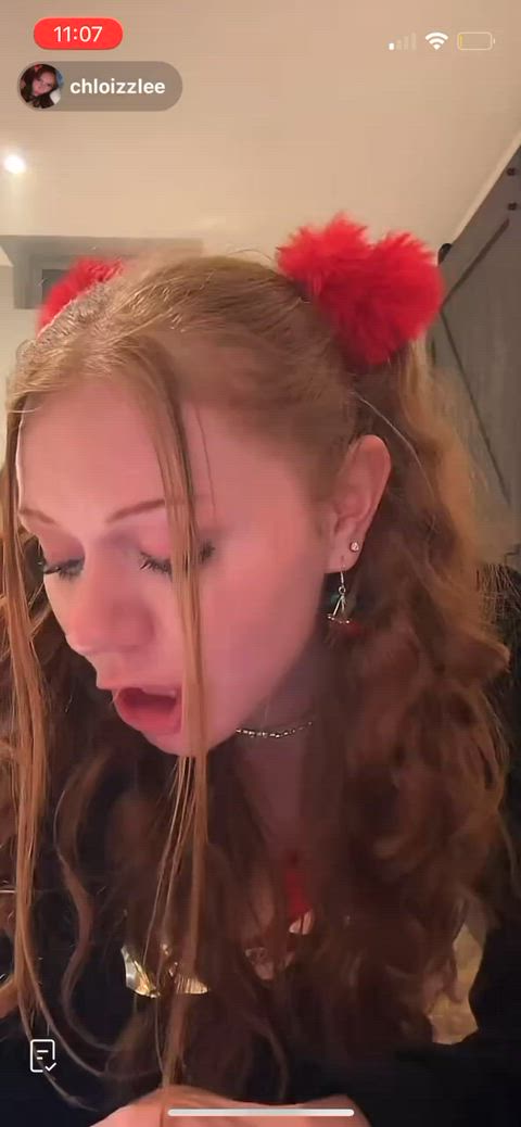 big tits boobs nipslip teen tiktok tits r/tiktits spicytiktokginger gif