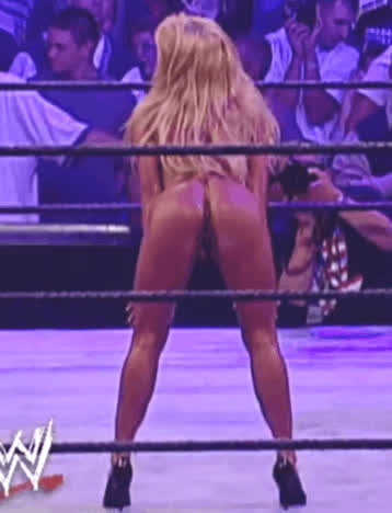 Ass Ass Spread Babe Bending Over Thong Wrestling gif