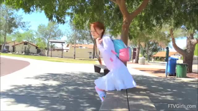 Dolly Little at the Playground