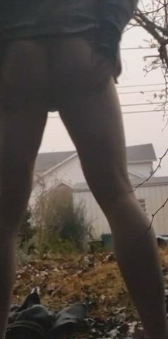 ass caught exhibitionist femboy gay outdoor public sissy twink gif