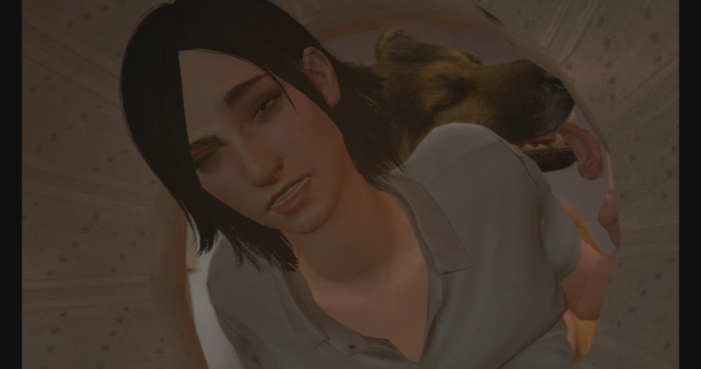 Juli Kidman + dog (DarkTronicKSFM) [The Evil Within]