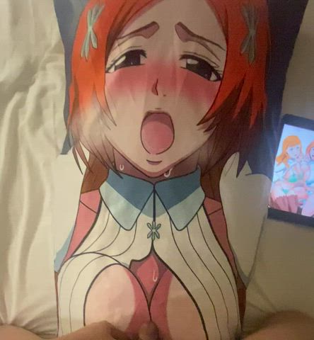 anime hentai pillow humping titty fuck gif