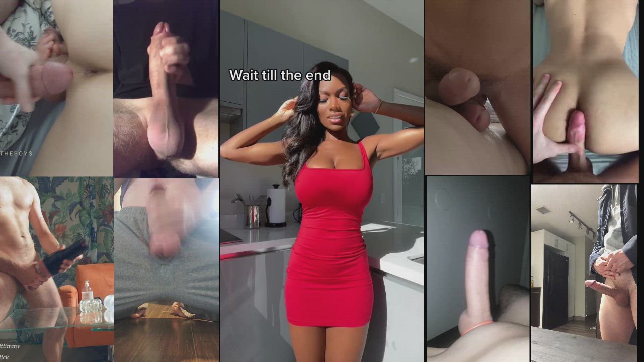 BabeCock Big Tits Bouncing Tits Cum Ebony Frotting TikTok gif