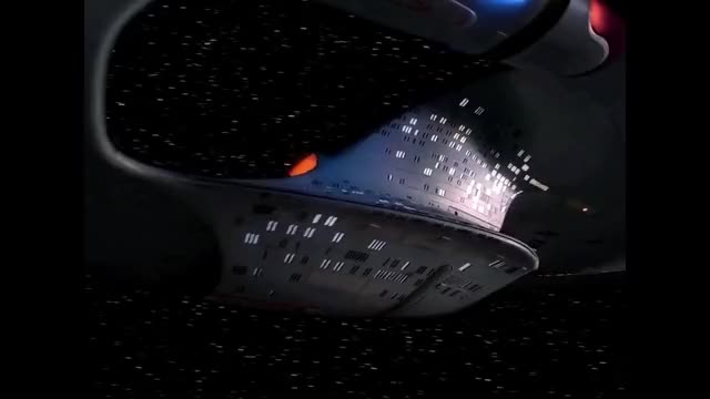 Enterprise D warp