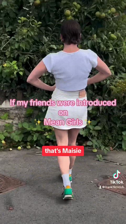 maisie williams thighs twerking gif